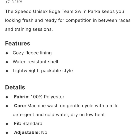 Speedo Unisex Edge Swim Team Patka - Picture 8 of 8